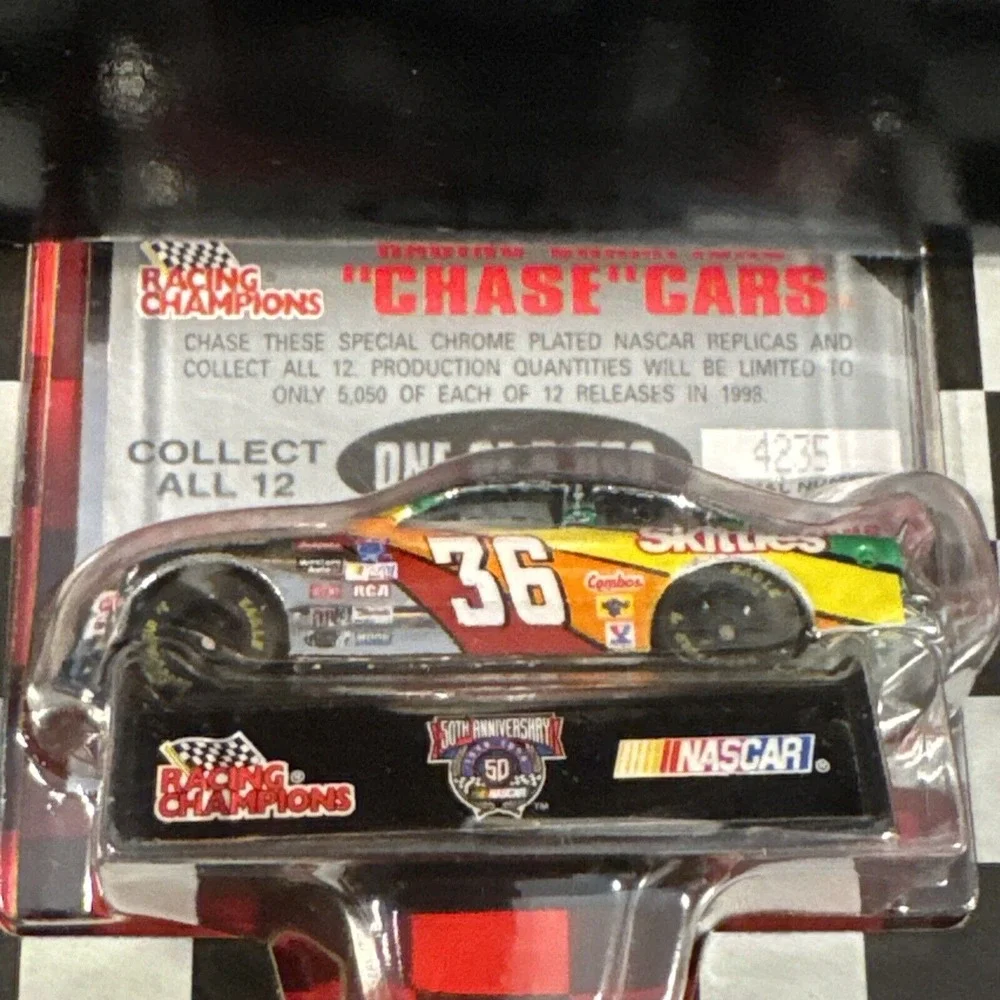 NASCAR‎ Chase Car Collection 12 Total Cards 1998 Racing Champions 50th Anniv.